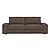 זול IKEA כיסויים-כיסוי ספה צבע אחיד מרופד 80% כותנה + 20% פשתן כיסויים