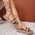 ieftine Sandale de Damă-Pentru femei Sandale Sandale cu platformă Zilnic Toc Drept Vârf deschis Casual Poliester Dantelat Kaki