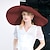 cheap Party Hats-Hats Fiber Bowler / Cloche Hat Bucket Hat Straw Hat Beach Melbourne Cup Elegant &amp; Luxurious Boho With Pure Color Headpiece Headwear