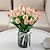olcso Esemény- és party kellékek-10 db élethű pu tulipán művirág: tökéletes lakberendezéshez, esküvői dekorációhoz és rendezvényekhez - valósághű tulipánok a további eleganciáért