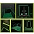 billige tepper for trappetrinn-1 rull anti-skli trekktape med mørkegrønn stripefriksjonslim for innendørs utendørs trappetrinn lyser i mørket