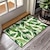 voordelige Portier-groene bladeren deurmat keukenmat vloermat antislip vloerkleed oliebestendig tapijt binnen buiten mat slaapkamer decor badkamer mat entree entree tapijt
