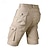billige cargo-shorts med trykk for menn-menns cargo-shorts flere lommer kompasstrykte sports-outdoorshorts klassiske bukser