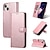 tanie Etui do iPhone&#039;ów-telefon Kılıf Na iPhone 15 Pro Max iPhone 14 13 12 11 Pro Max Plus Mini SE Etui na karty portfela Ochrona całego ciała Stopka Gniazdo karty Retro TPU Skóra PU