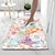 cheap Mats &amp; Rugs-Floral Bathroom Bath Mats Creative Absorbent Bathroom Rug Diatomaceous Earth Non Slip