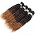 ieftine 3 Extensii Păr Natural-10a pachete de păr uman creț brazilian, extensie de păr ombre, pachete de păr cret de culoare maro, țesătură de păr uman remy 3/pachet