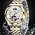 cheap Quartz Watches-New Olevs Brand Men&#039;S Watches Moon Phase Decorative Luminous Calendar Week Display Multifunction Mechanical Watch Fashion Waterproof Men&#039;S Sports Wrist Male