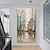 billiga Abstrakta målningar-handgjord oljemålning canvas väggkonst dekoration modern abstrakt stadsarkitektur för heminredning rullad ramlös osträckt målning
