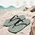 levne Grafické tiskové boty-Dámské Pantofle Žabky Obuv s potiskem Žabky Plážové pantofle Denní Dovolená Cestování Květinový Rovná podrážka prázdniny Módní Na běžné nošení EVA Zelená