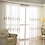 abordables Cortinas transparentes-Un panel de estilo europeo, pantalla de ventana bordada de alta gama, sala de estar, dormitorio, comedor, cortina de pantalla semitransparente