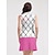 abordables Collection de créateurs-Femme T-shirt POLO Blanche Sans Manches Top Vêtements de golf pour femmes, tenues, vêtements