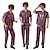 abordables années 1980-Disco Années 1980 Pantalon Tenues Chemise Disco Homme Costume de Carnaval Halloween Carnaval Mascarade Performance Soirée Club Adulte Haut Pantalon