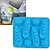 baratos Acessórios para gelo-Titanic iceberg em forma de doces de chocolate de silicone para fazer bandejas de moldes e bandejas de cubos de gelo cor aleatória adequada para cozinha doméstica molde de treliça criativa, azul