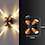 cheap Outdoor Wall Lights-Modern Wall Sconces Black and Gold Outdoor Waterproof LED Up and Down Wall Lamp Aluminum Lighting Fixture for Porch, Terrace, Passage, Courtyard