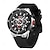 זול שעוני קוורץ-גברים קווארץ חוץ אופנתי שעונים יום יומיים שעון יד זורח לוח שנה עמיד במים קישוט ג&#039;ל סיליקון שעון