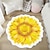 preiswerte Wohn- und Schlafzimmerteppiche-Flächenteppiche Blumenteppiche einfacher 3D-Teppich mit großer Blume waschbare Fußmatten