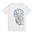 cheap Everyday Cosplay Anime Hoodies &amp; T-Shirts-Wolf Viking Tattoo T-shirt Pattern Graphic T-shirt For Men&#039;s Adults&#039; Hot Stamping Casual Daily