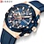 cheap Quartz Watches-CURREN Fashionable Sports Multifunctional Chronograph Quartz Watch with Silicone Strap Creative Design Dial Luminous Hands Watch 8462