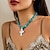 cheap Necklaces-Pendant Necklace Resin Stone Women&#039;s Elegant Vintage Beads Wedding irregular Necklace For Wedding Party