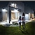 billige Udendørsvæglamper-solar udendørs væglampe 40led ip65 vandtæt sport udendørs væglampe gårdhave garagebelysning udendørs have 1 stk.