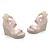 ieftine Sandale de Damă-Pentru femei Sandale Sandale Platformă Pantofi de confort Zilnic Cataramă Toc Îndesat Pantofi vârf deschis Confortabili minimalism Cauciuc Buclă Alb Roz Albastru