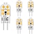 cheap LED Bi-pin Lights-G4 LED Bulb AC/DC12V 220V G4 JC Bi Pin Base 20W Halogen Bulb Replacement Light Bulb for Under Cabinet Range Hood Stove Light Chandelier and Wall Sconces 5pcs