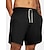 cheap Sweat Shorts-Men&#039;s Waffle Shorts Sweat Shorts Shorts Bermuda shorts Drawstring Elastic Waist Plain Comfort Sports Short Outdoor Daily Fashion Streetwear Black White Micro-elastic