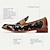 preiswerte Herrenpantoletten &amp; -slipper-elegante schwarze Herren-Loafer mit goldener Libellenstickerei und Lederriemen