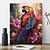 cheap Painting, Drawing &amp; Art Supplies-1pc DIY Oil Painting Paint By Numbers Kit For Adults Beginners Students 16 * 20 Inch Cartoon Parrot Canvas Painting Wall Art Set With Acrylic Pigment And Brushes