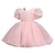 levne Párty šaty-květinové dívčí šaty dětské dívčí společenské šaty jednobarevné grafické provedení s krátkým rukávem svatební móda rozkošný denní bavlněné společenské šaty jaro podzim 2-8 let bílá slonovinová růžová