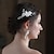 baratos Capacete de Casamento-Decoração de Cabelo Liga Casamento Elegante Casamento Com Floral Capacete Chapéu