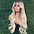 cheap Human Hair Lace Front Wigs-Unprocessed Virgin Hair 13x4 Lace Front Wig Middle Part Brazilian Hair Wavy Multi-color Wig 130% 150% Density Ombre Hair 100% Virgin Glueless Pre-Plucked For Women Long Human Hair Lace Wig