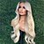 cheap Human Hair Lace Front Wigs-Unprocessed Virgin Hair 13x4 Lace Front Wig Middle Part Brazilian Hair Wavy Multi-color Wig 130% 150% Density Ombre Hair 100% Virgin Glueless Pre-Plucked For Women Long Human Hair Lace Wig