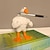 cheap Statues-Muscle Duck Keychain Statue Resin Craftsmanship - Magnetic Keychain Desktop Ornament for Home Decor and Decoration