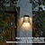 billige Utendørs Vegglamper-solcelle vegglampe utendørs vanntett gjerdelys hage gårdsplass uteplass vegg landskapslys solcelle nattlys 1/2/4 stk