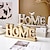 cheap Sculptures-1PC European style retro gold and silver foil LOVE and HOME letter ornaments resin material antique desktop decoration handicraft