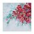 halpa Kukka-/kasvitaulut-käsintehty öljymaalaus kankaalle seinätaidekoriste moderni abstrakti punaisen ruusun kukat kodin sisustukseen rullattu kehyksetön venyttämätön maalaus