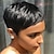 economico Parrucche di altissima qualità-parrucche corte parrucche corte pixie per le donne nere parrucche corte pixie cut parrucche per afroamericani bordeaux parrucche corte pixie