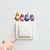 economico Adesivi murali-adesivo da parete in cartone animato simpatico uccellino camera da letto per bambini foyer soggiorno adesivo decorativo interruttore domestico 8 * 14 cm