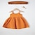 billige Kjoler-toddlergirl sommer bomull lin solid print kjole camisole kjole daglig slitasje