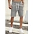 cheap Sweat Shorts-Men&#039;s Sweat Shorts Shorts Bermuda shorts Drawstring Elastic Waist Plain Comfort Sports Knee Length Casual Daily Fashion Streetwear Black Navy Blue Micro-elastic