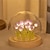 זול צעצועים חדשניים-צבעוני מלאכותי פרח לילה אור לילה בעבודת יד מנורת לילה ליד המיטה led מנורת לילה עיצוב חדר שינה לחג המולד מתנות יום הולדת מנורת שולחן