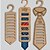 halpa Tapahtuma- ja juhlatarvikkeet-isänpäivän solmioripustimet - puinen solmiojärjestäjä - luova lahja isälle - lomasisustus