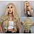 tanie Peruki syntetyczne modne-Fioletowe blond tęczowe peruki syntetyczne dla kobiet 26-calowe długie kręcone włosy dla dziewcząt i kobiet cosplay impreza z okazji halloween lub peruka do codziennego użytku