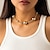 ieftine Coliere-Colier Choker Perle Pentru femei Elegant Artistic Χάντρες Nuntă Rotund Coliere Pentru Nuntă Petrecere