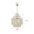 billige Øslys-led lysekrone fransk middelalderlig design metalskal naturlig creme-stil spisestue bar cafe varmt lys 1-lys 28-80 cm 110-120v 220-240v