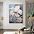 voordelige Schilderijen van bloemen/planten-met de hand geschilderd abstract wit bloemolieverfschilderij op canvas handgeschilderd bloeiend bloemenschilderij moderne kunst aan de muur bloemolieverfschilderij voor woonkamer muurdecor beknopt