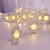 cheap LED String Lights-LED Fairy Lights Flower String Lights Plumeria Proposal and Confession Lights Wedding Room Decoration Lights Egg Flower Lights Decorative Light String 1.5m