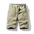 cheap Cargo Shorts-Men&#039;s Tactical Shorts Cargo Shorts Shorts Button Drawstring Elastic Waist Plain Wearable Short Outdoor Daily Going out Fashion Classic Black Army Green