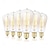 billige Glødepærer-3 stk/6 stk 40w glødelampe vintage edison pære e27 dæmpbar retro lampe st58 dekorativ til hjemmet stue, soveværelse og spisestue